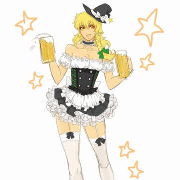 ビアガール魔理沙