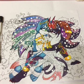 Cosmic sonic X demon Shadow