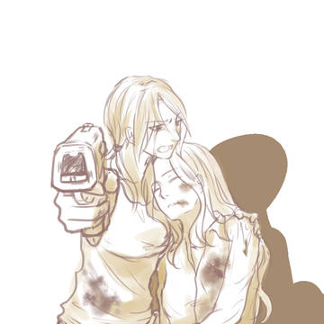 Far away from her