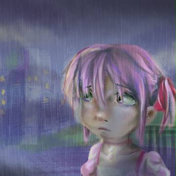 Don't cry little girl