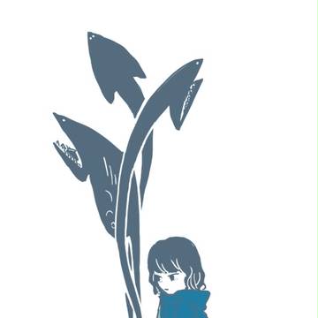 海洋生物と学生２
