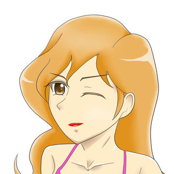 ふじこちゃん描いた