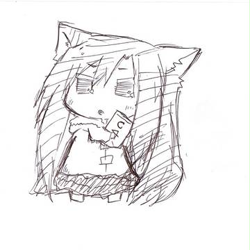 ちひゃー　落書き　(サイズ調整版)