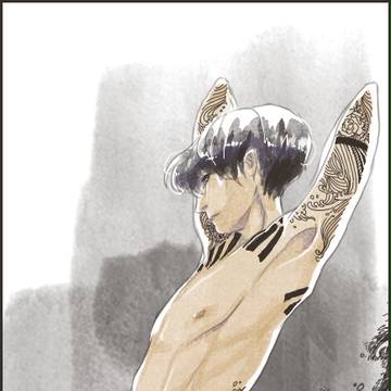 tatoo naked boy