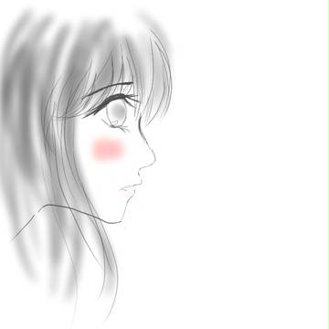 らくがき1(横顔)