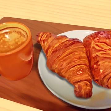 ある日の朝食