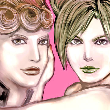 Giorno and Jolyne