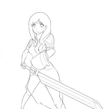 Swordmaiden (Sketch)