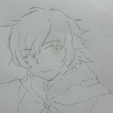 レイトス君のラフ画