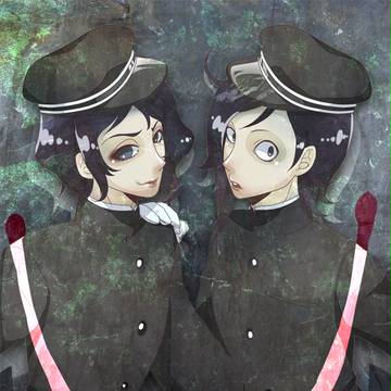 お化粧ちゃんとギョロ眼さん