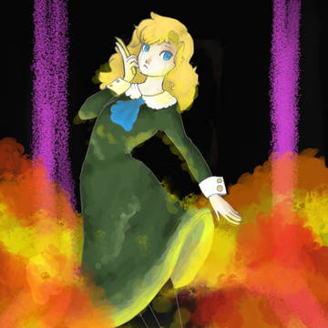 Just a burning painting