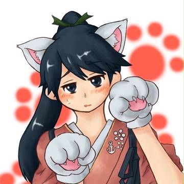 にゃんにゃんしてる鳳翔さん