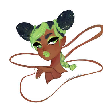 Dark Skin Jolyne Head