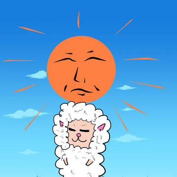 未年に伴って羊描いたｗｗ