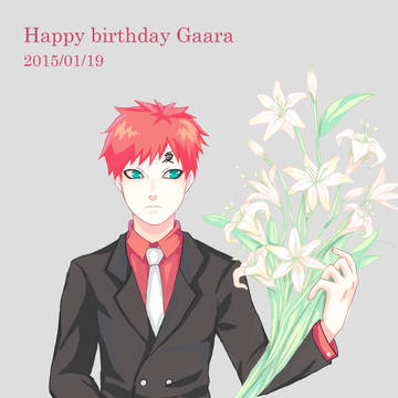 Happy bday Gaara