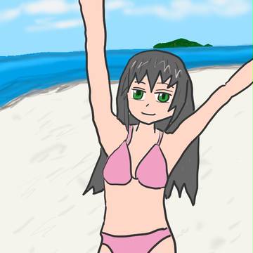 しぶりん水着　修正