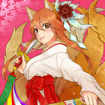狐巫女さん