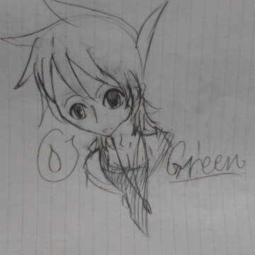 落書きポケスペ グリーン