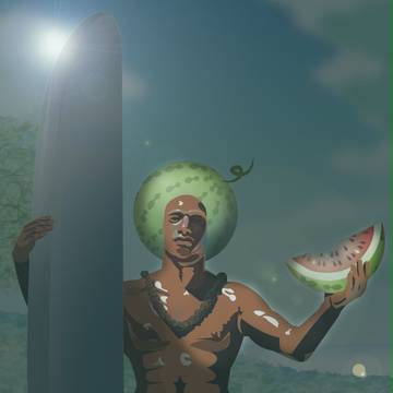 夏　マッチョ