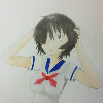 謎のポーズ