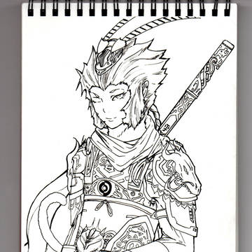 Sun Wukong (sketch Desing)