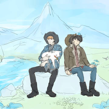子ヤギとドンへとヒョクチェ