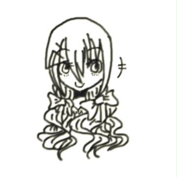 女孩（試畫）