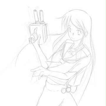 五月雨落書き