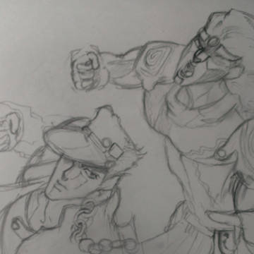 JOJO模写 過程