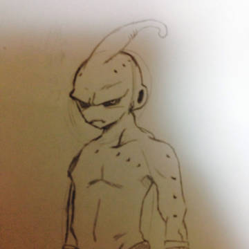 魔人ブウ(模写)
