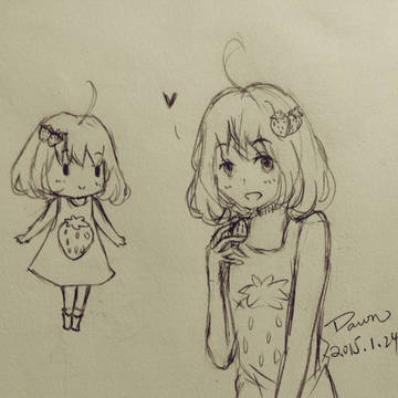 strawberry girl