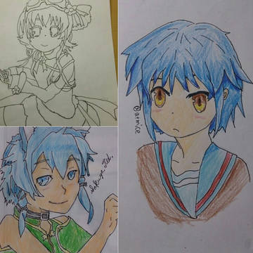 がんばって書いたもの3まいです！