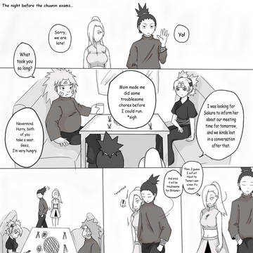 Dinner (Team 10 and Temari)