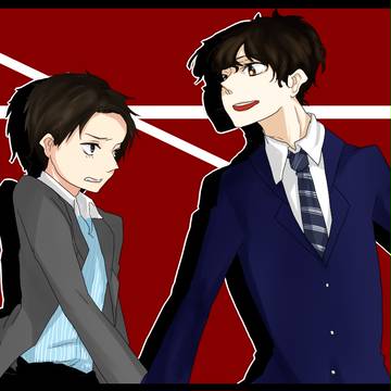 赤と白の