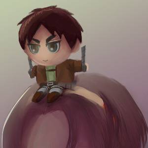 【エレリ】エレぬいカチューシャをつけた兵長