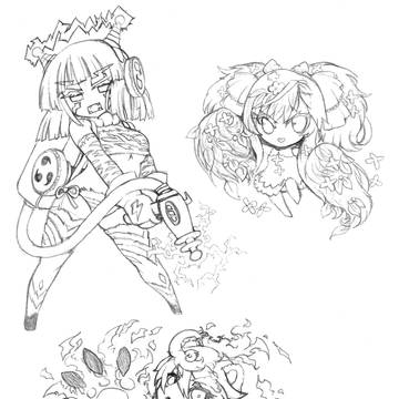 下書きイラスト