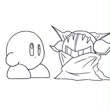 【星の】おめめぱちぱち【カービィ】