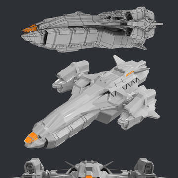space ship modelling