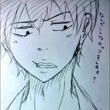 弱ペダ落書き１