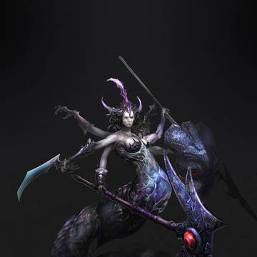 美杜莎女王 原画练习