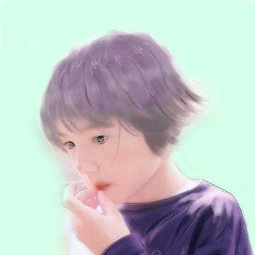 吃樱桃的男孩