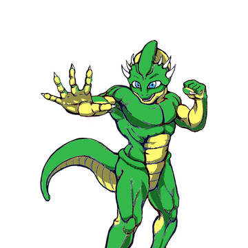 【デジタル画】モンスター、竜族