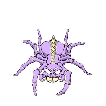 【デジタル画】モンスター、蜘蛛