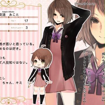 【キミ桜】安達みこと【女子生徒】
