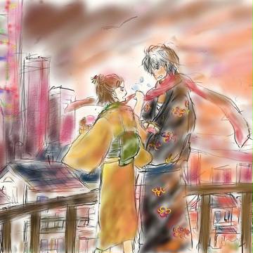 ♪次郎長と綾乃さんで神田川♪