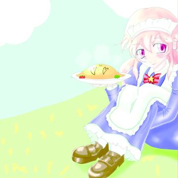 ご主人様のオムライスはソース味
