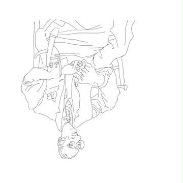 逆さ模写　練習