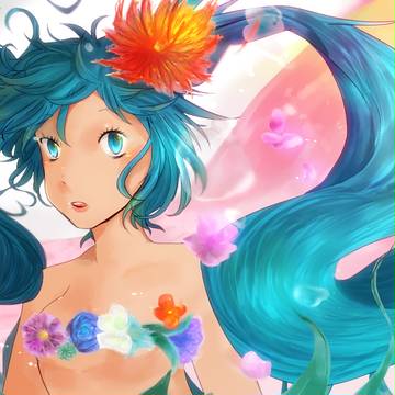 『　花茶ミク　』