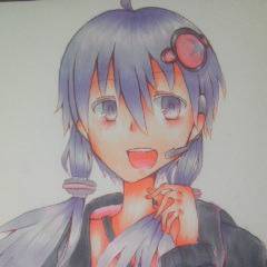アナログ絵　ゆかりん