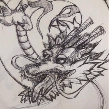 ペン画落書き